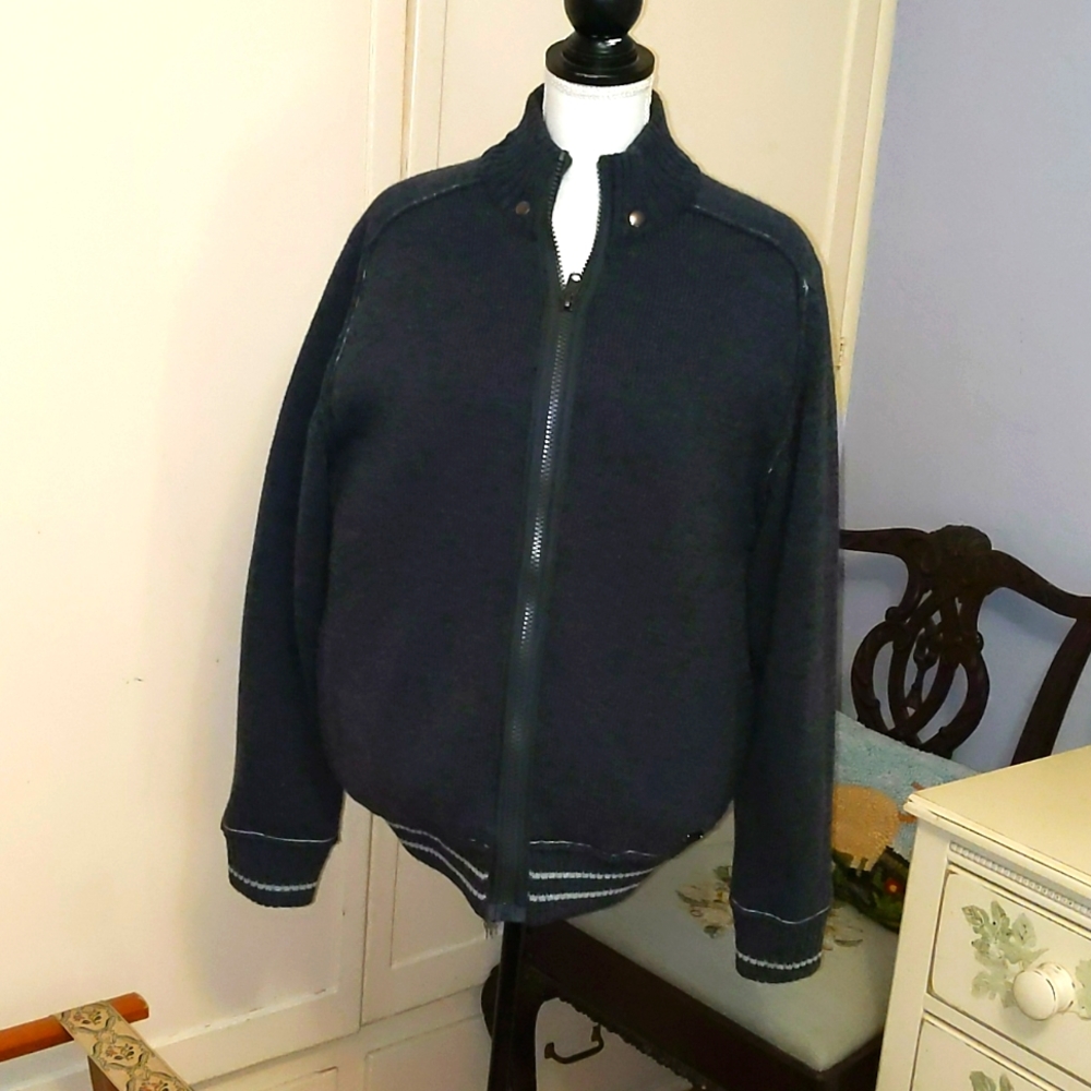 Buffalo quilted sweater jacket